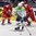 OSTRAVA, CZECH REPUBLIC - MAY 2: Slovenia's Tomaz Razingar #9 stickhandles the puck with Belarus' Oleg Yevenko #25 chasing during preliminary round action at the 2015 IIHF Ice Hockey World Championship. (Photo by Richard Wolowicz/HHOF-IIHF Images)

